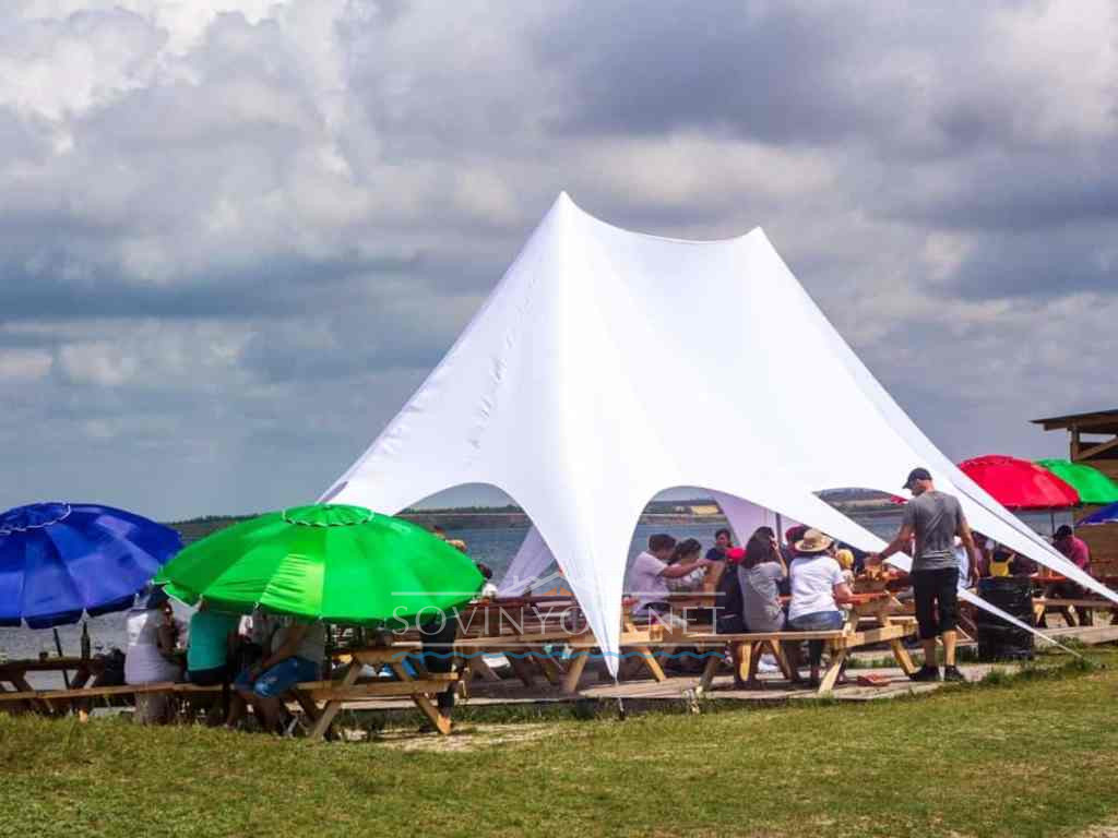 Устричная ферма палатка